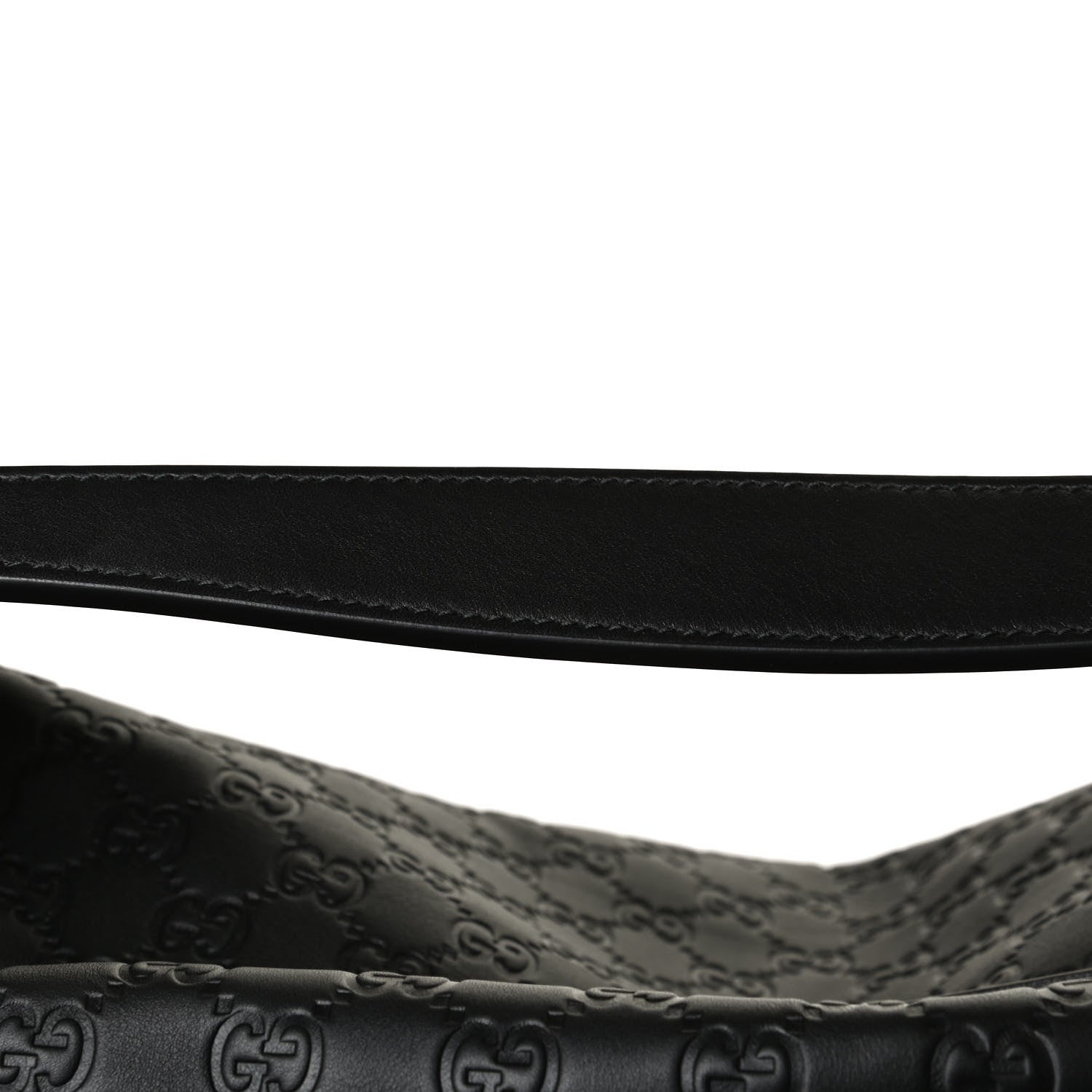 Gucci Guccissima Signature Large Linea A Hobo Black 13 of 13