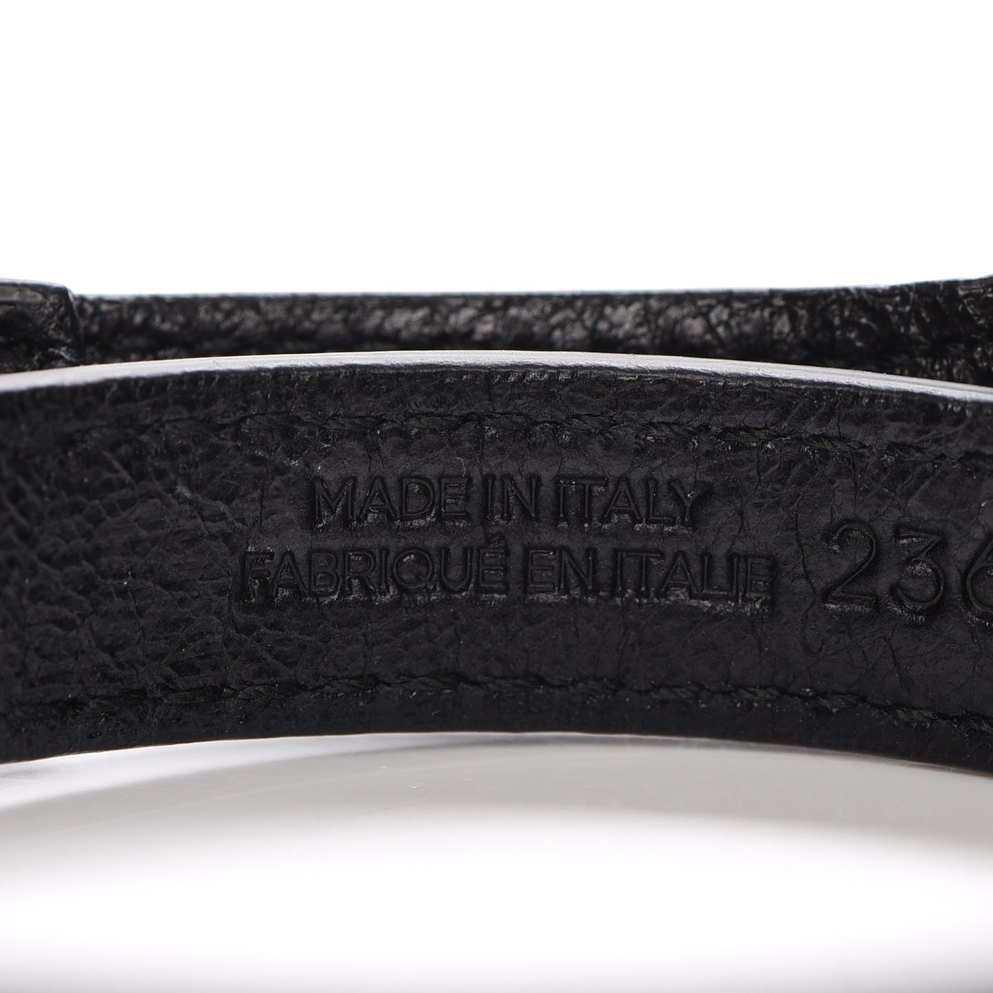 Agneau Arena Classic Hardware Triple Tour Giant Gold M Bracelet Black