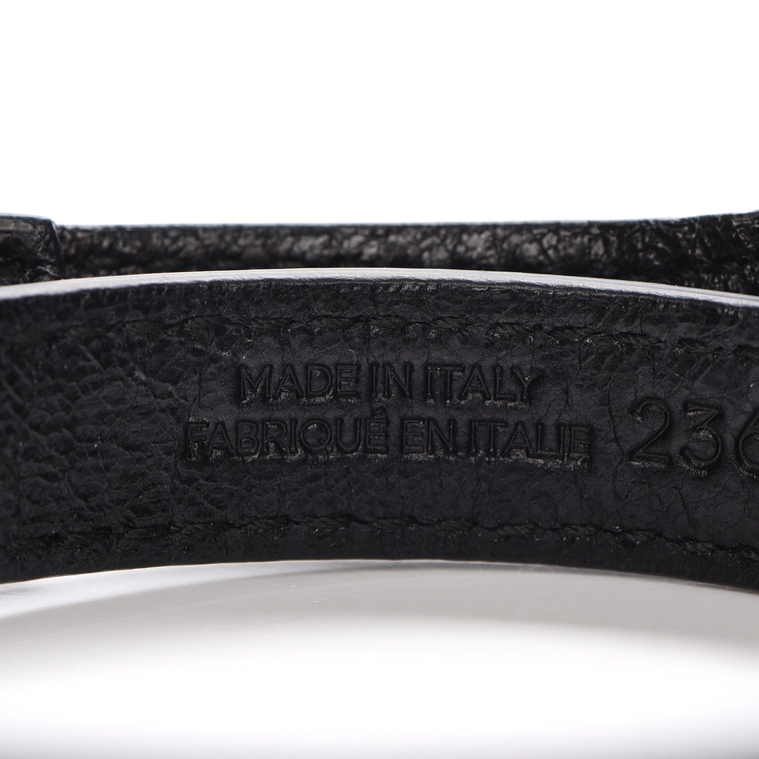 Balenciaga Agneau Arena Classic Hardware Triple Tour Giant Gold M Bracelet Black 6 of 12