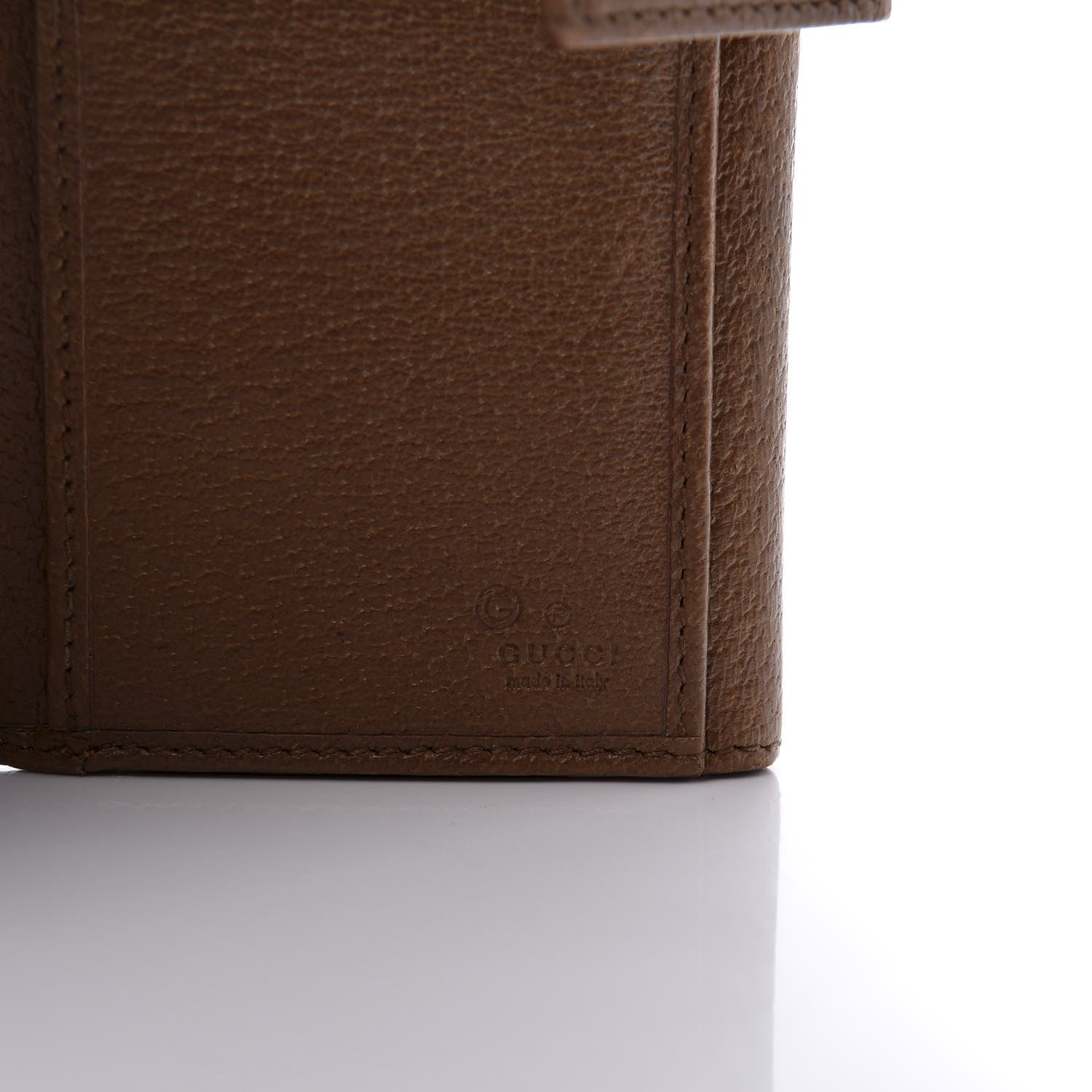 Gucci Calfskin Studded Soho Continental Wallet Brown 6 of 9