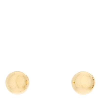 Tiffany 18K Yellow Gold 8mm Hardwear Ball Earrings 1 of 4