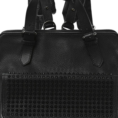 Christian Louboutin Calfskin Spikes Syd Backpack Black 7 of 10