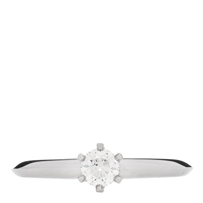 Tiffany Platinum Diamond .26ct Solitaire Engagement Ring 52 6 1 of 7