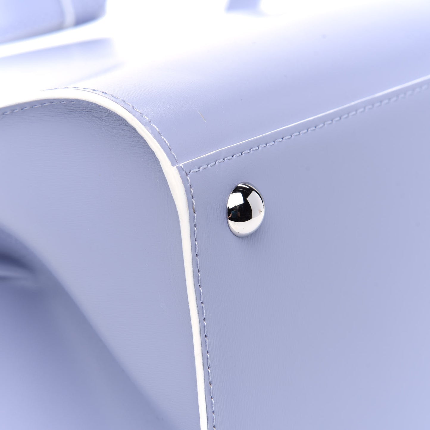 Box Calfskin MM Brillant Satchel Lilac