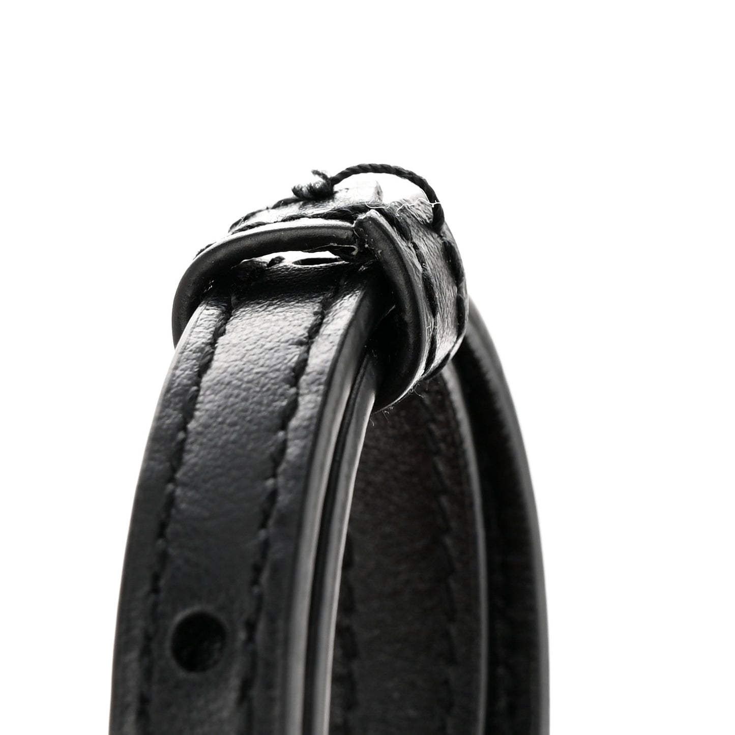 Calfskin Y Quilted Monogram Toy Loulou Crossbody Bag Black