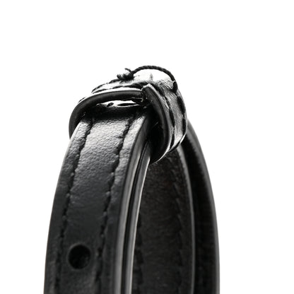Saint Laurent Calfskin Y Quilted Monogram Toy Loulou Crossbody Bag Black 12 of 13