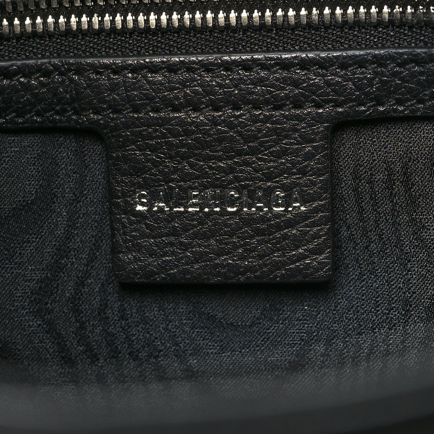X BALENCIAGA BB Monogram Calfskin Web Small Jackie 1961 Hobo Black
