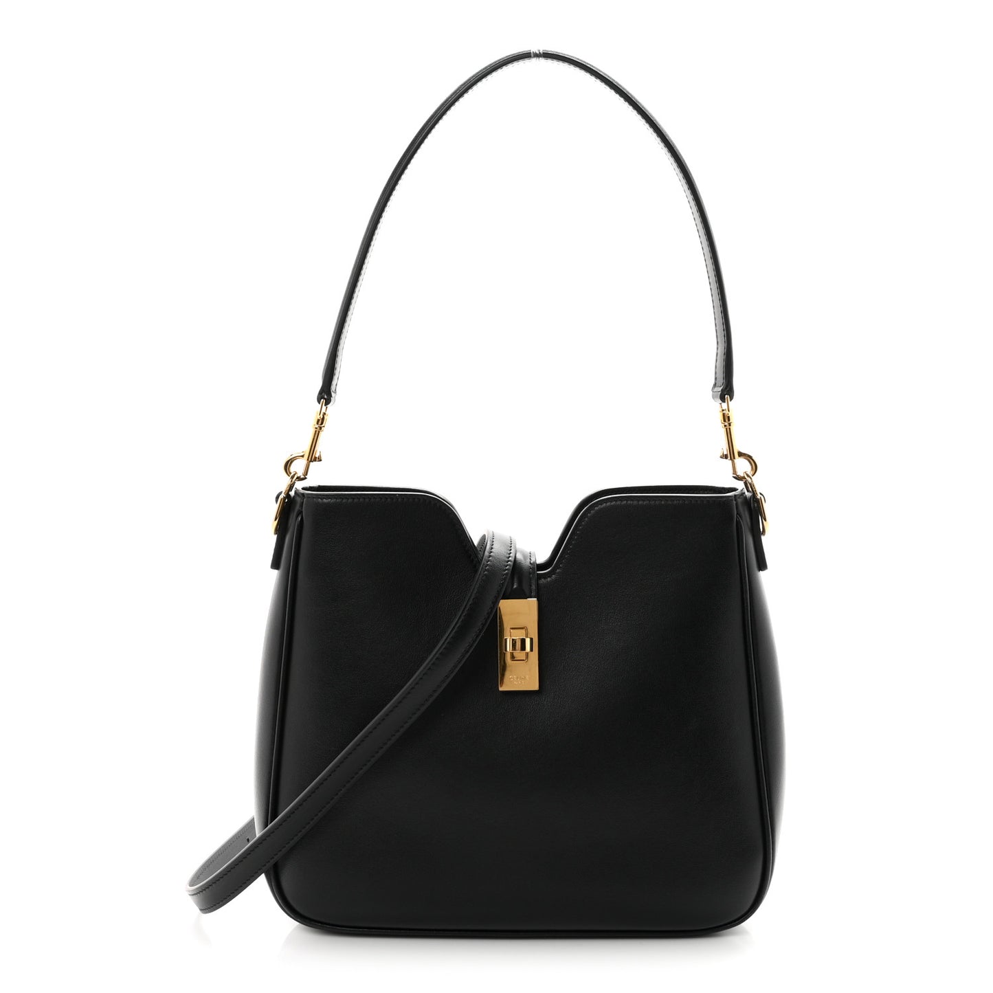 Smooth Calfskin Small Camille 16 Soft Bag Black
