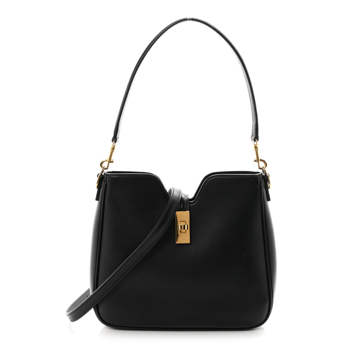 Celine Smooth Calfskin Small Camille 16 Soft Bag Black 1 of 10