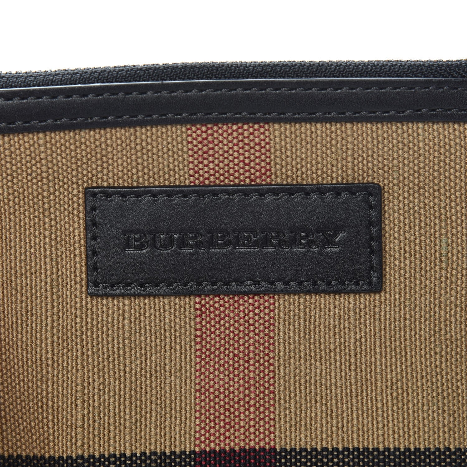 Burberry Canvas Mega Check Mini Ashby Tassel Crossbody Black 11 of 11