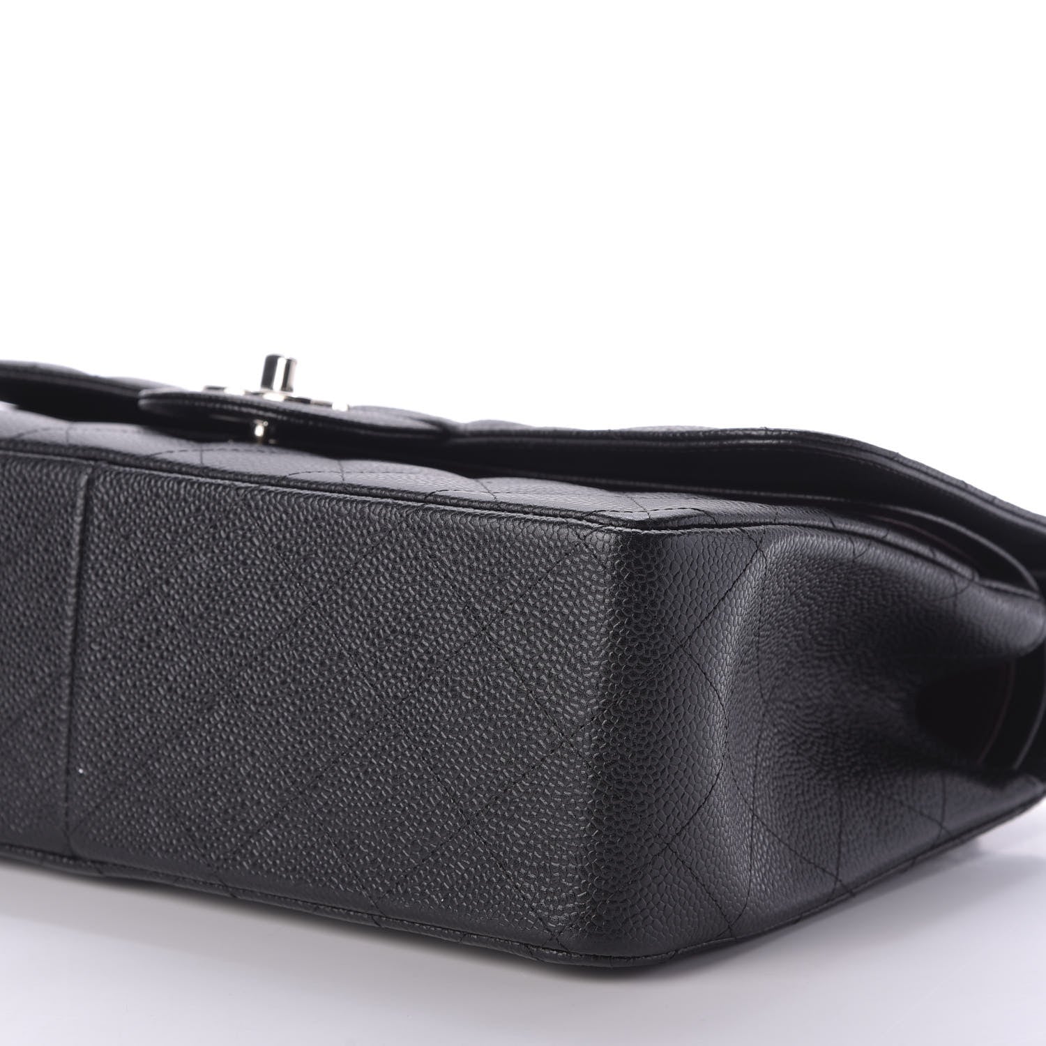 Chanel Caviar Quilted Jumbo Double Flap Black 7 of 10
