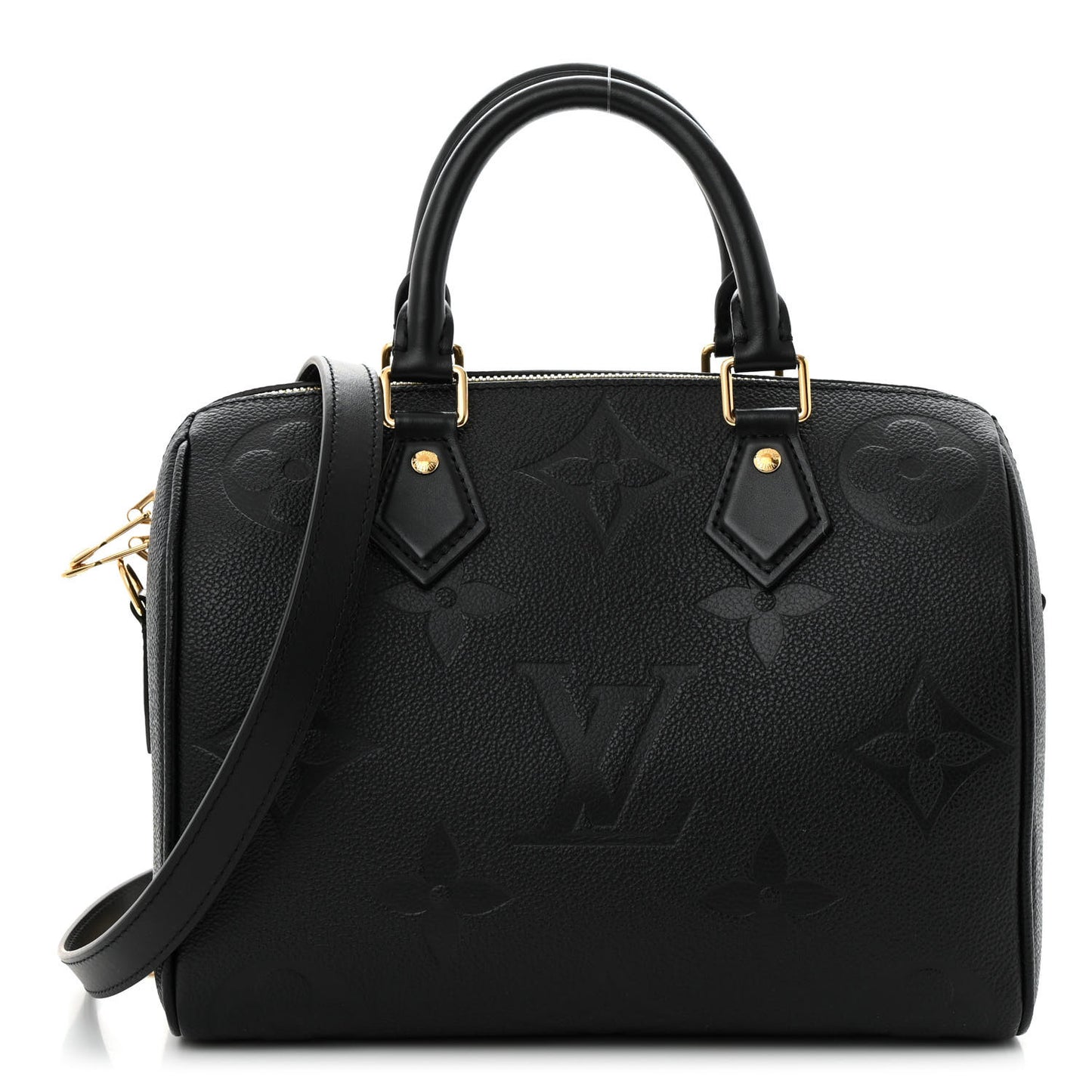 Empreinte Monogram Giant Speedy Bandouliere 25 Black
