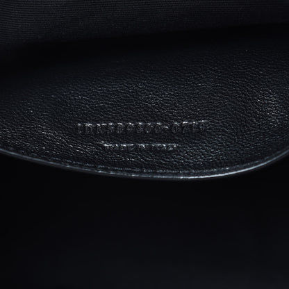 Saint Laurent Pebbled Lambskin Chevron Monogram Small Nolita Black 7 of 9