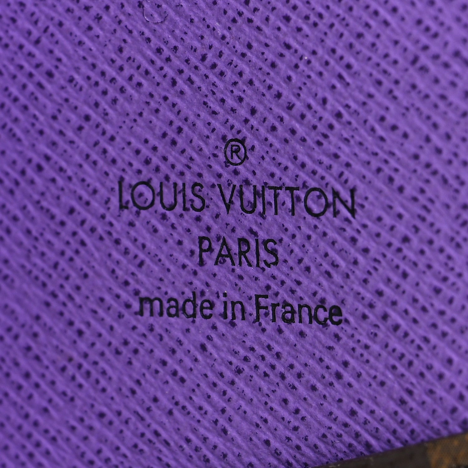 Louis Vuitton Monogram Pocket Organizer NM Purple 6 of 7