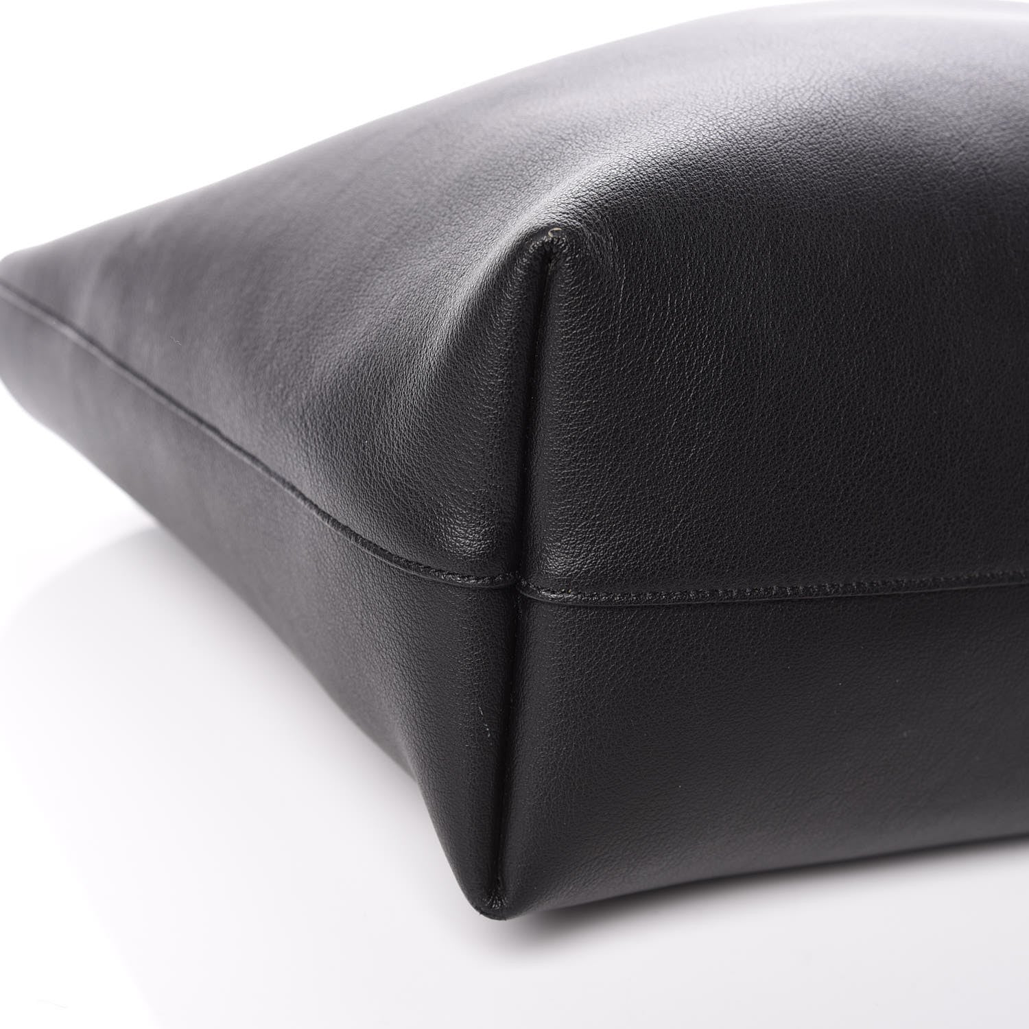 Saint Laurent Calfskin Large Shopping Tote Black 13 of 14