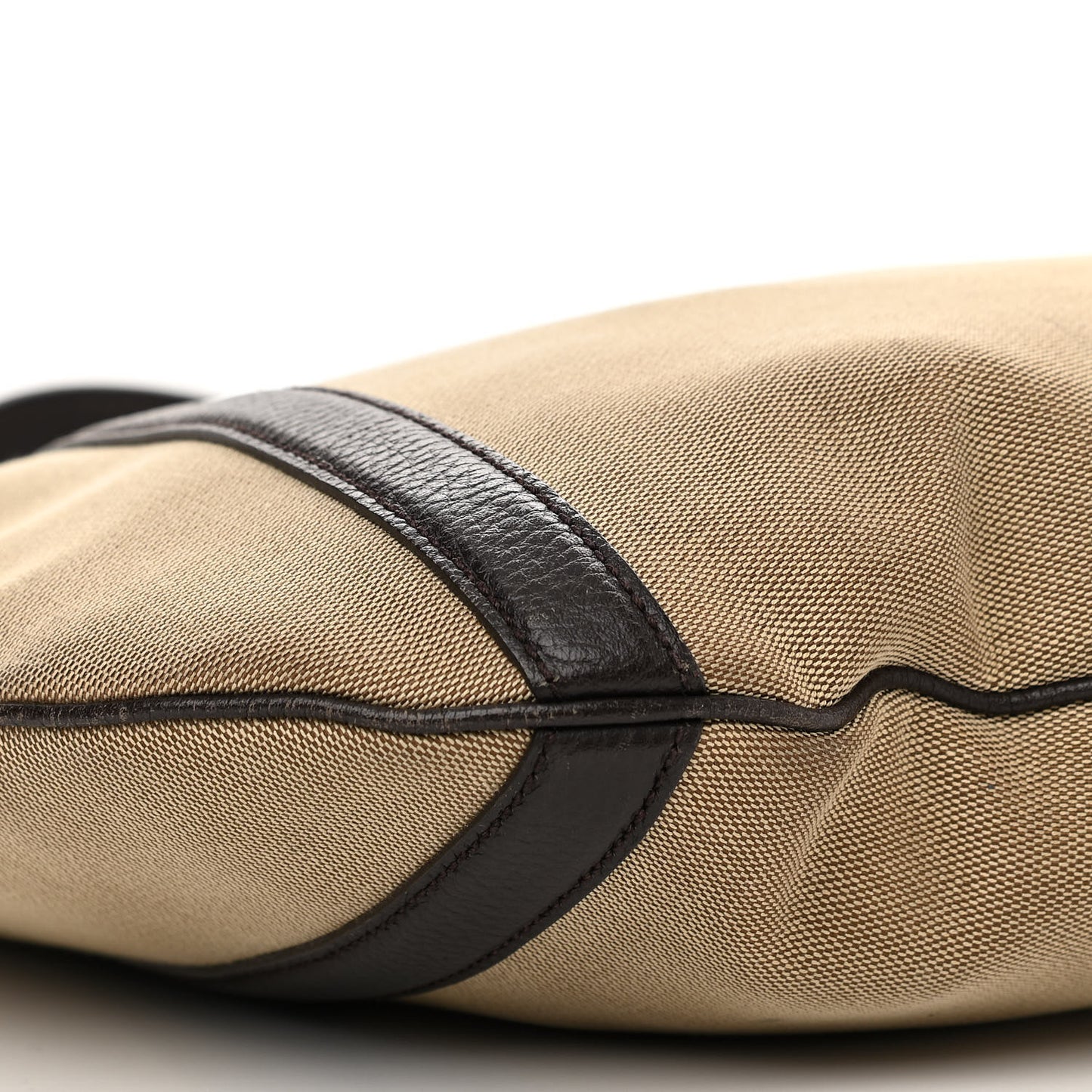 Canvas Britt Tote Dark Brown