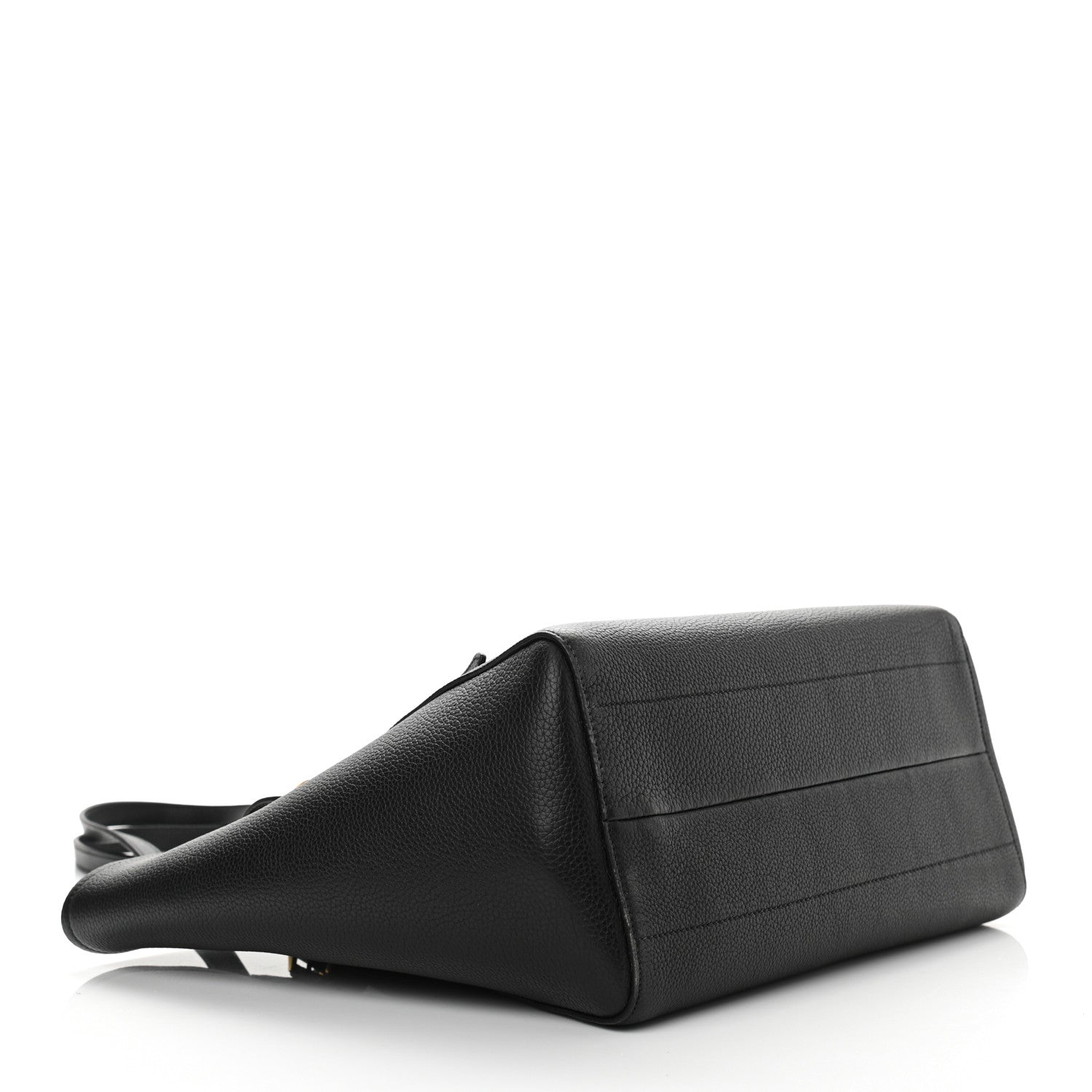 Prada Vitello Daino Tote Black 4 of 13