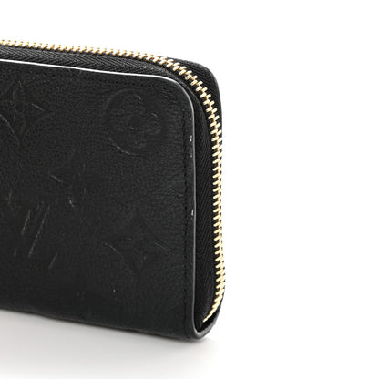Louis Vuitton Empreinte Clemence Wallet Black 11 of 12