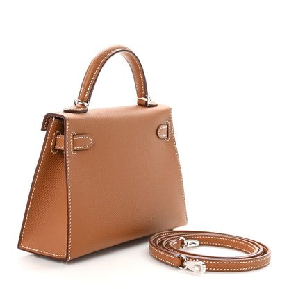 Hermes Epsom Mini Kelly Sellier 20 Gold 4 of 12