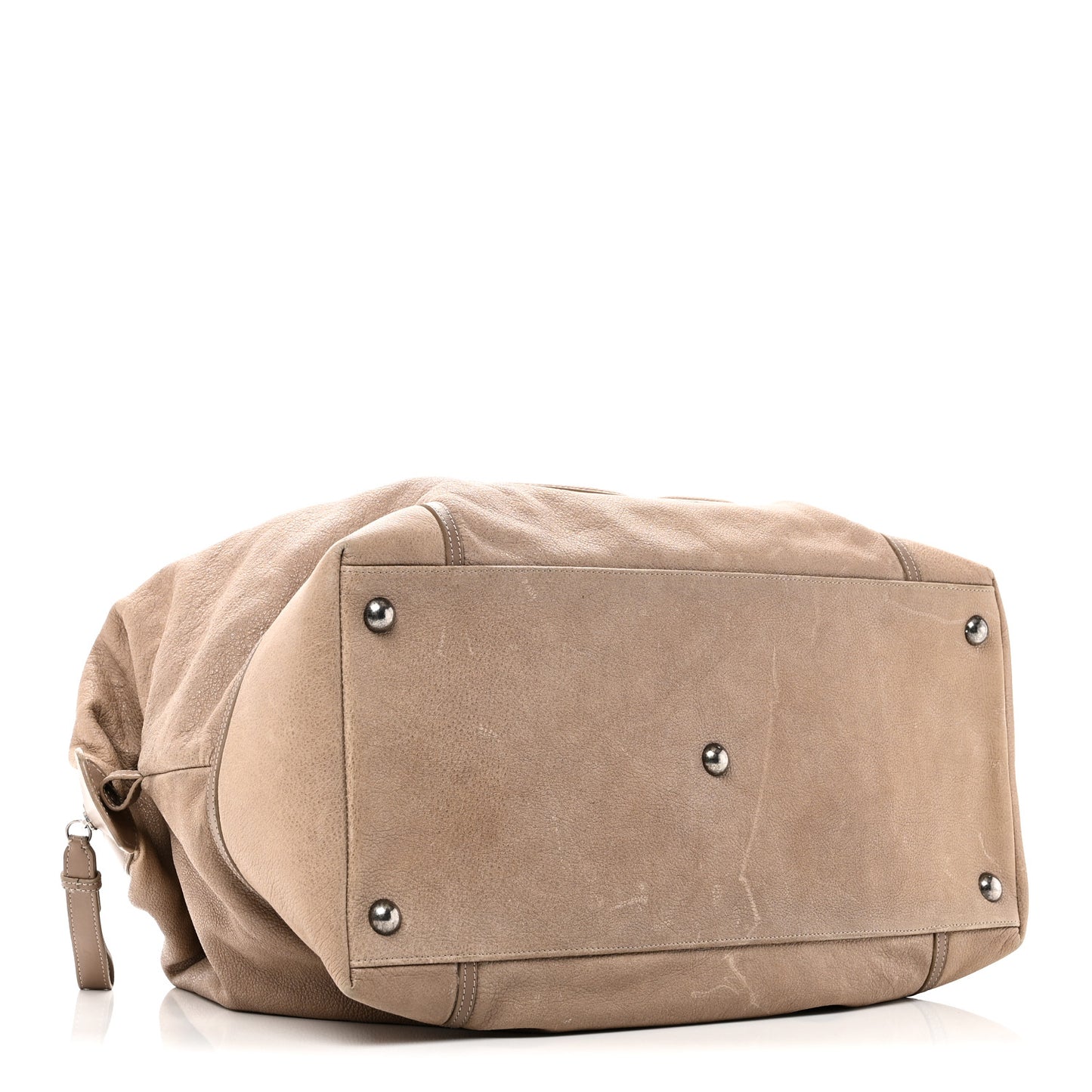 Washed Calfskin Tote Beige