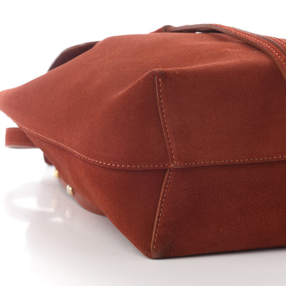 Mansur Gavriel Suede Backpack Brick 5 of 6