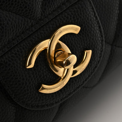 Chanel Caviar Quilted Maxi Double Flap Black 11 of 12