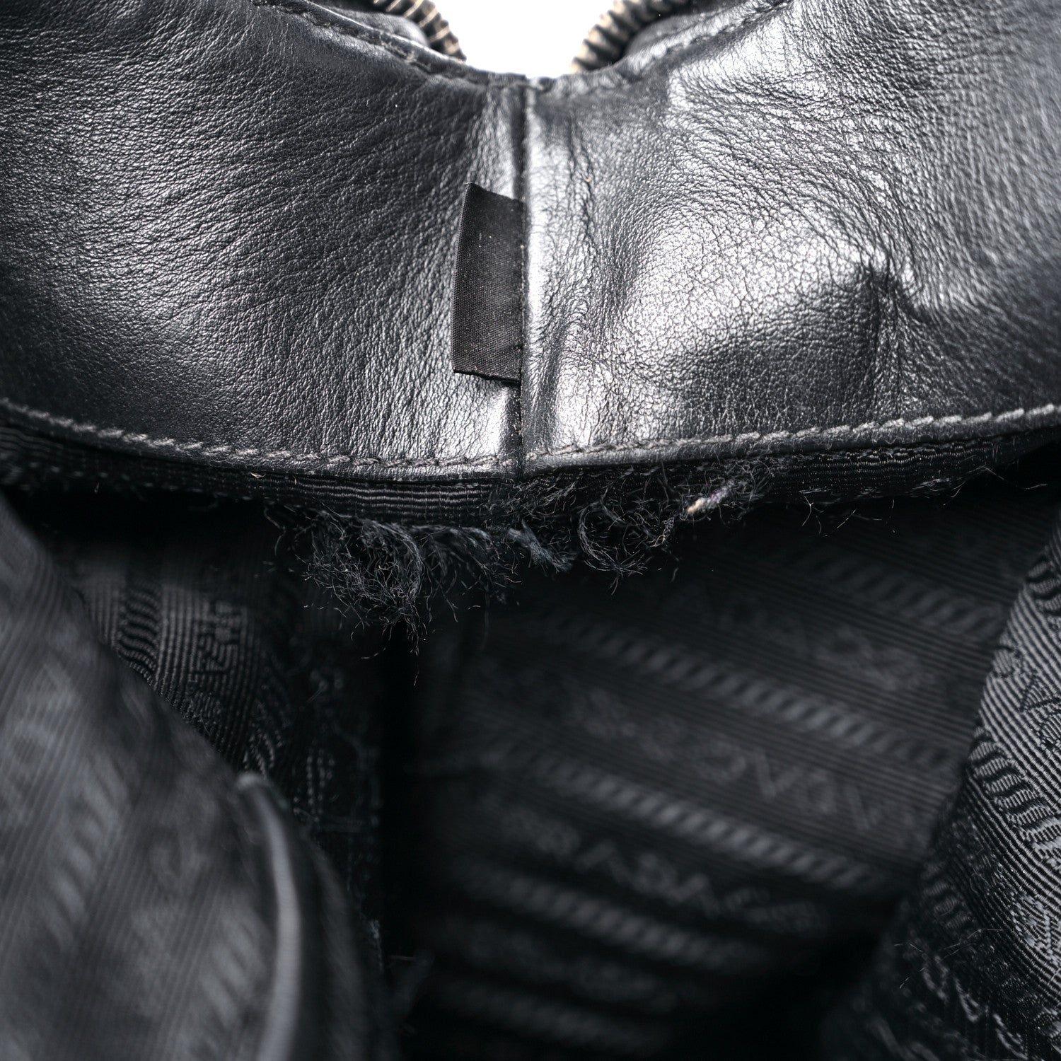 Prada Soft Calf Satchel Black 12 of 18