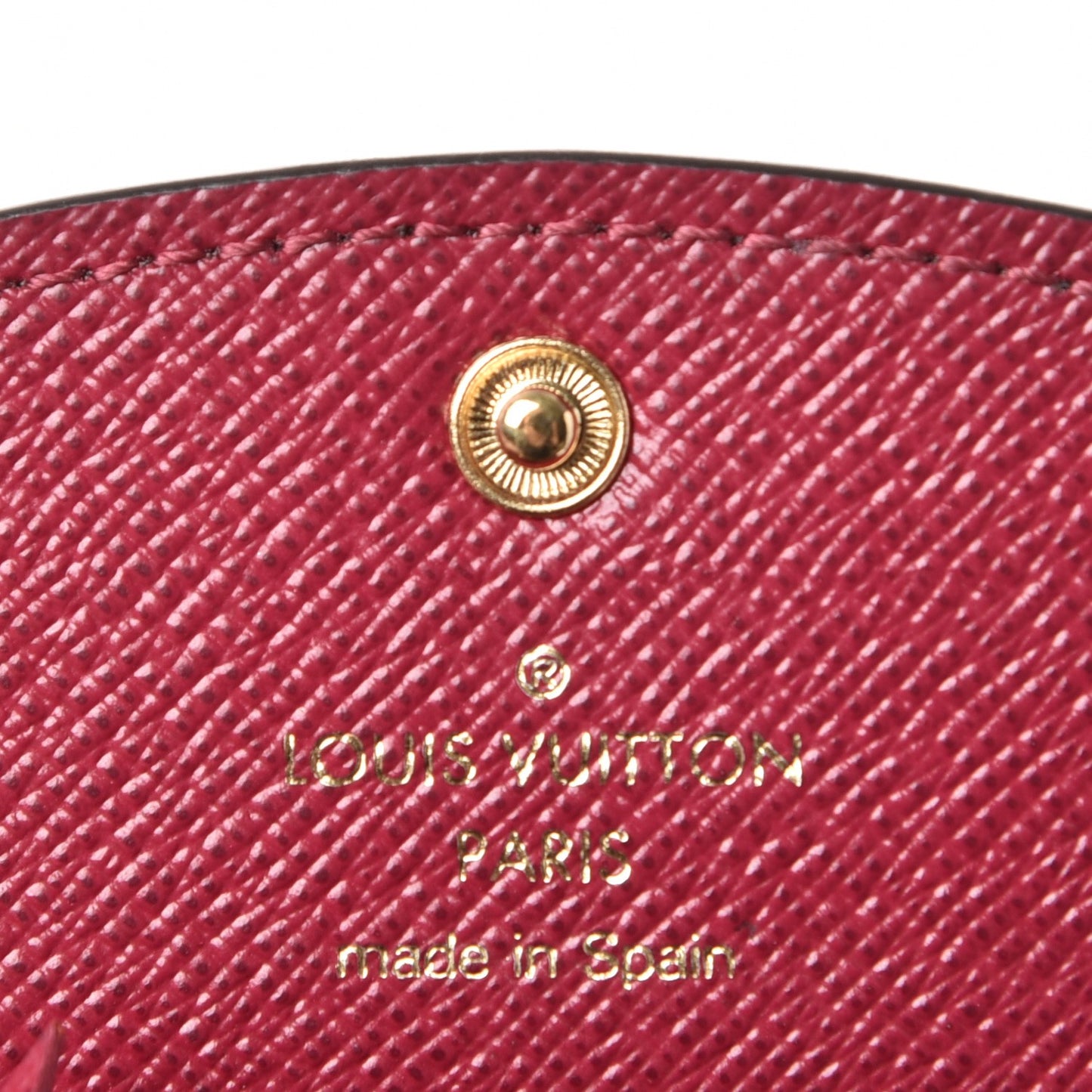 Monogram Rosalie Coin Purse Fuchsia