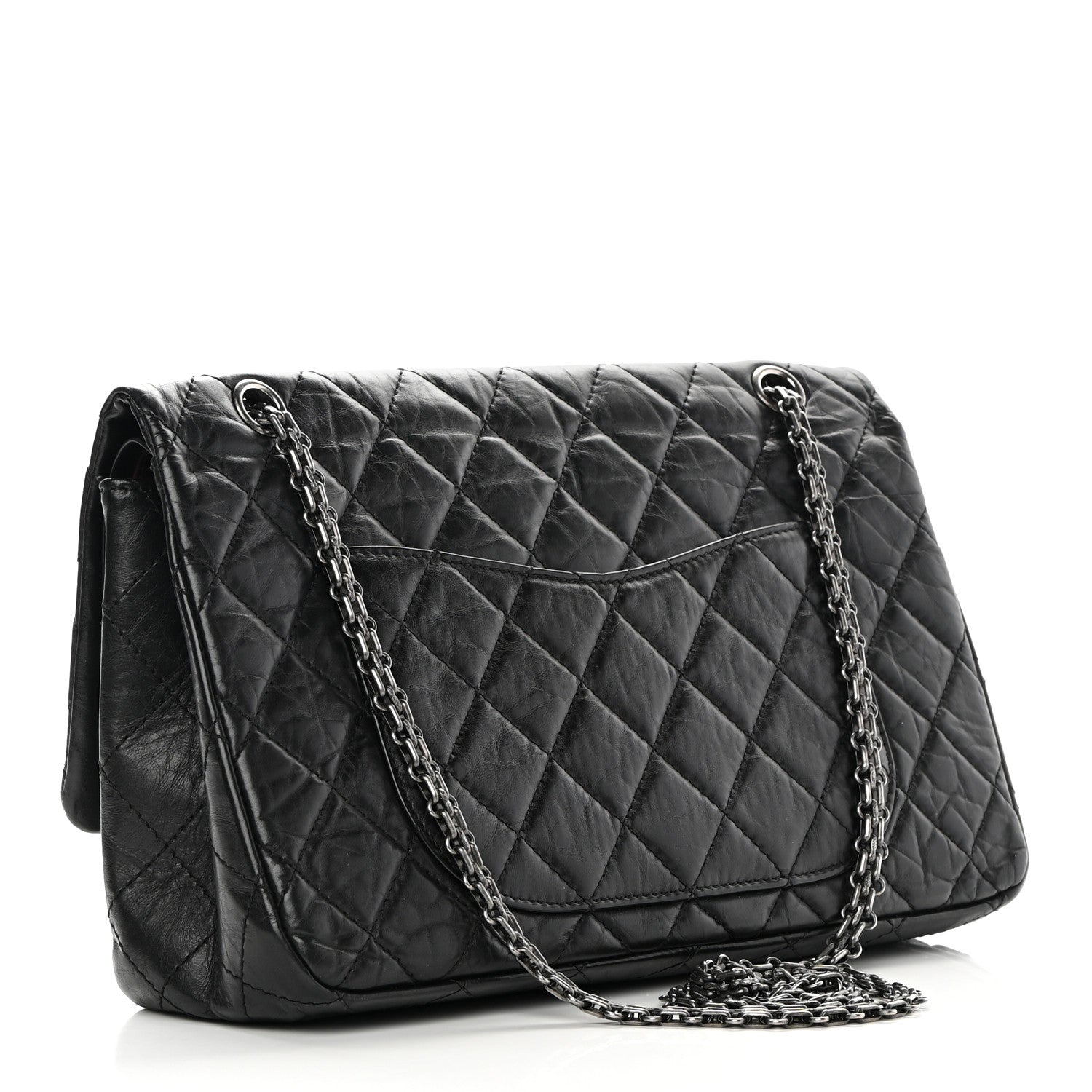 Chanel Aged Calfskin Quilted 2.55 Reissue 227 Flap Black 3 of 14