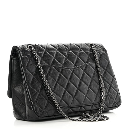 Chanel Aged Calfskin Quilted 2.55 Reissue 227 Flap Black 3 of 14