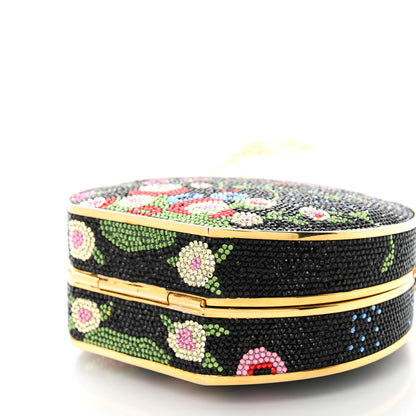 Judith Leiber Swarovski Crystal Floral Miniaudiere Clutch 8 of 8