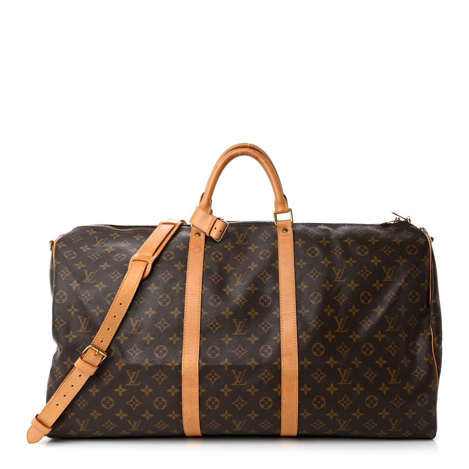 Louis Vuitton Monogram Keepall Bandouliere 55 1 of 15