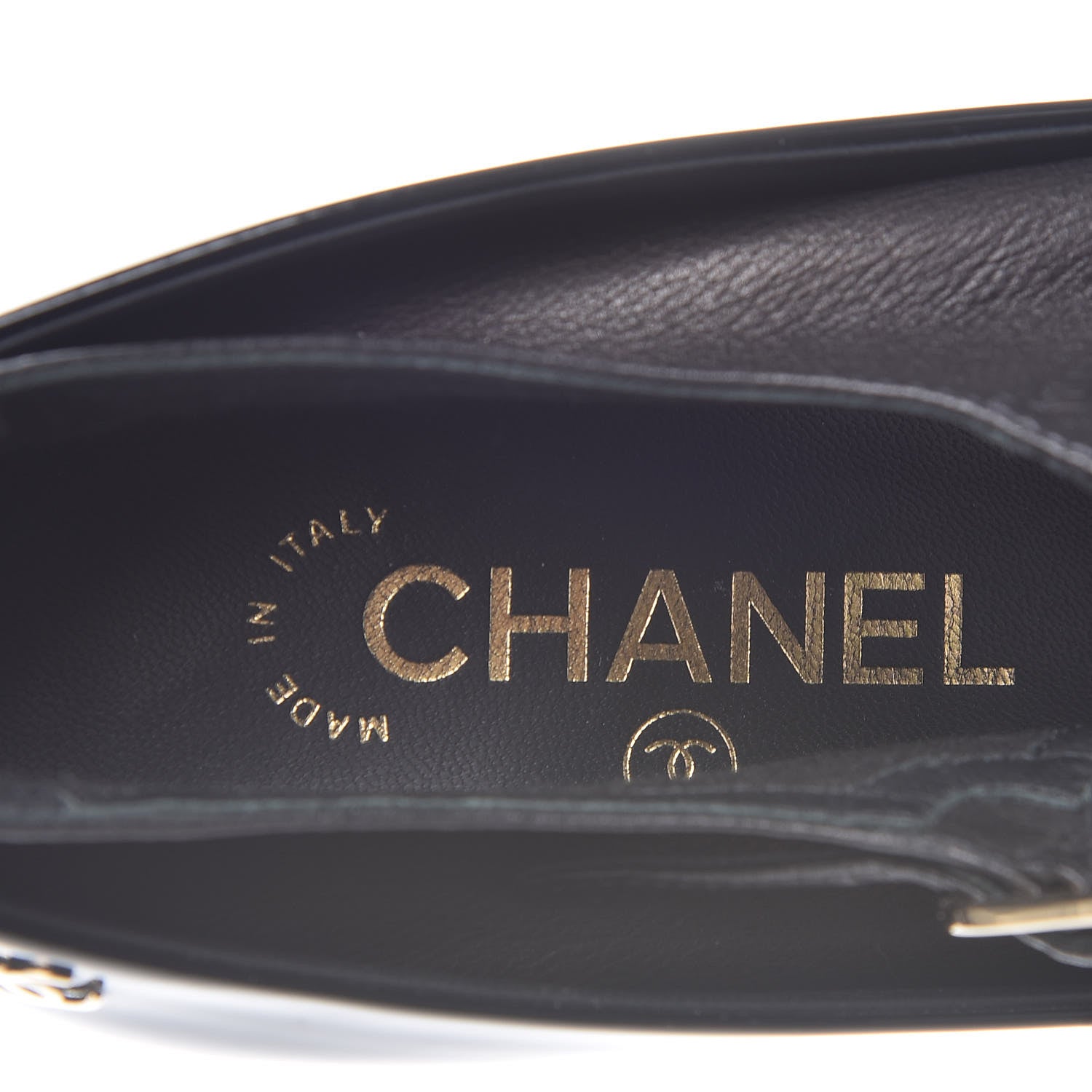 Chanel Patent Calfskin Mary Jane Pumps 39 Black 5 of 10