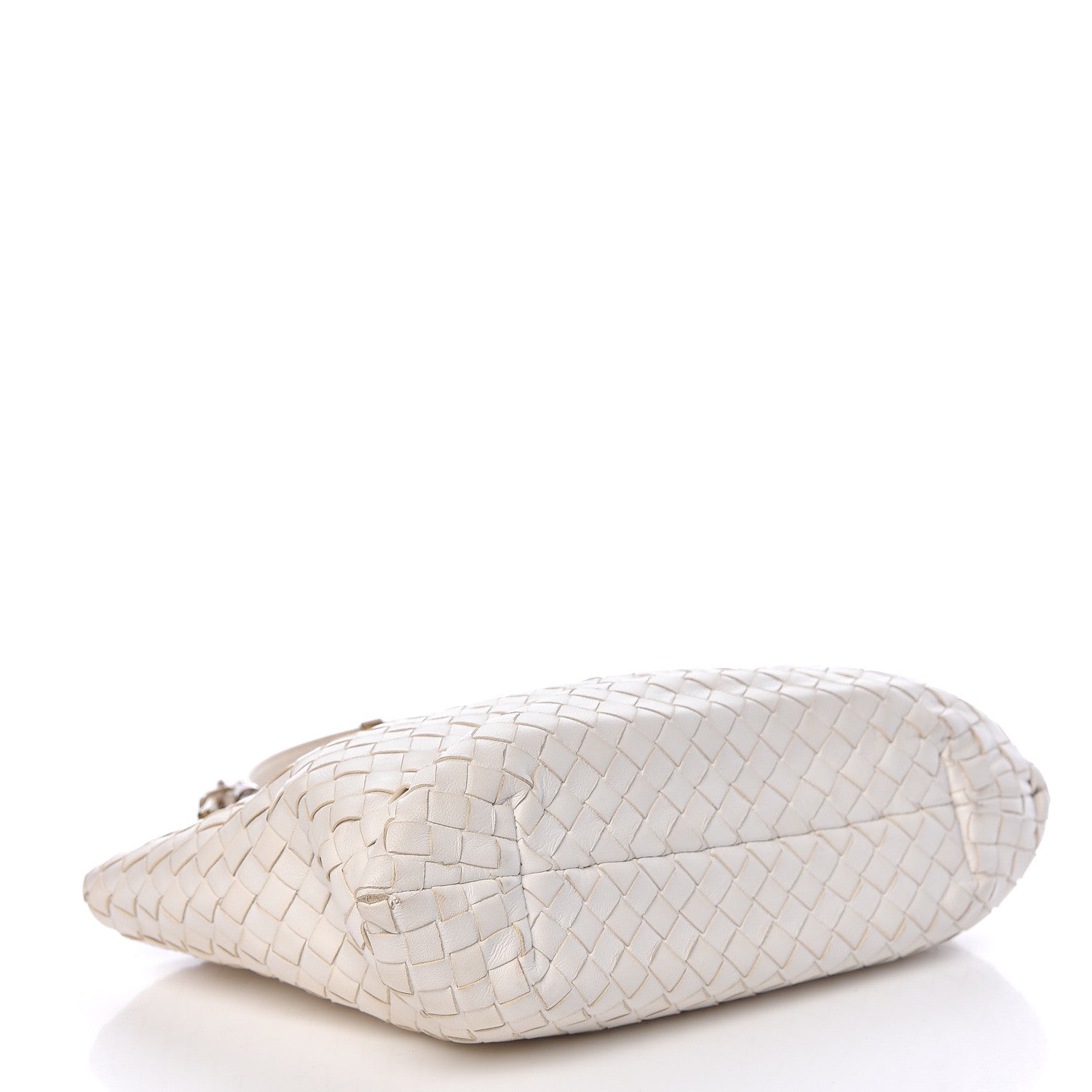 Bottega Veneta Nappa Intrecciato Small Capri Tote White 4 of 13
