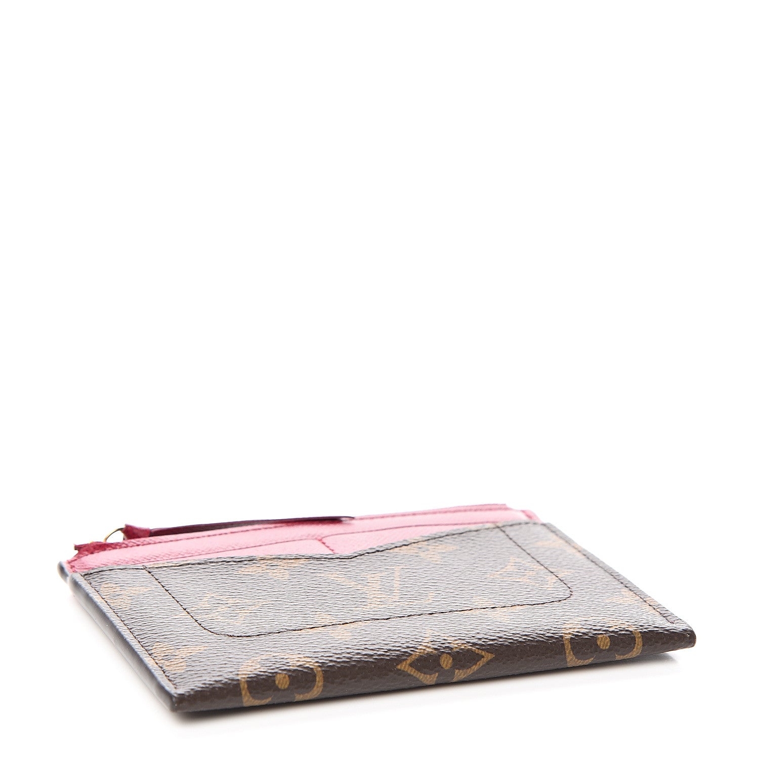 Louis Vuitton Monogram Zipped Card Holder Fuchsia 3 of 5