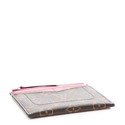 Louis Vuitton Monogram Zipped Card Holder Fuchsia 3 of 5