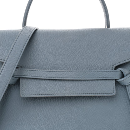 Celine Grained Calfskin Micro Belt Bag Washed Blue 7 of 11