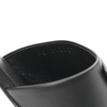 Hermes Calfskin Dreamy Sandals 37 Black 8 of 9