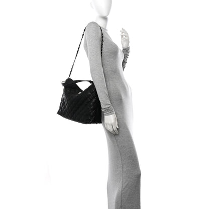 Chanel Caviar Quilted French Riviera Hobo Black 3 of 24