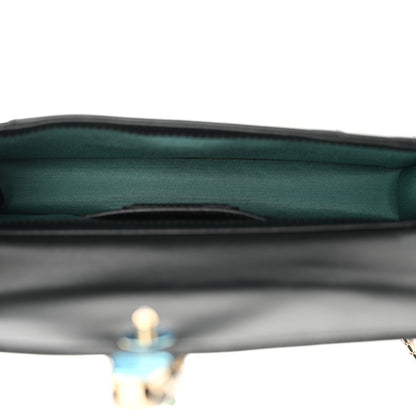 Bulgari Calfskin Serpenti Forever Shoulder Bag Black 5 of 12