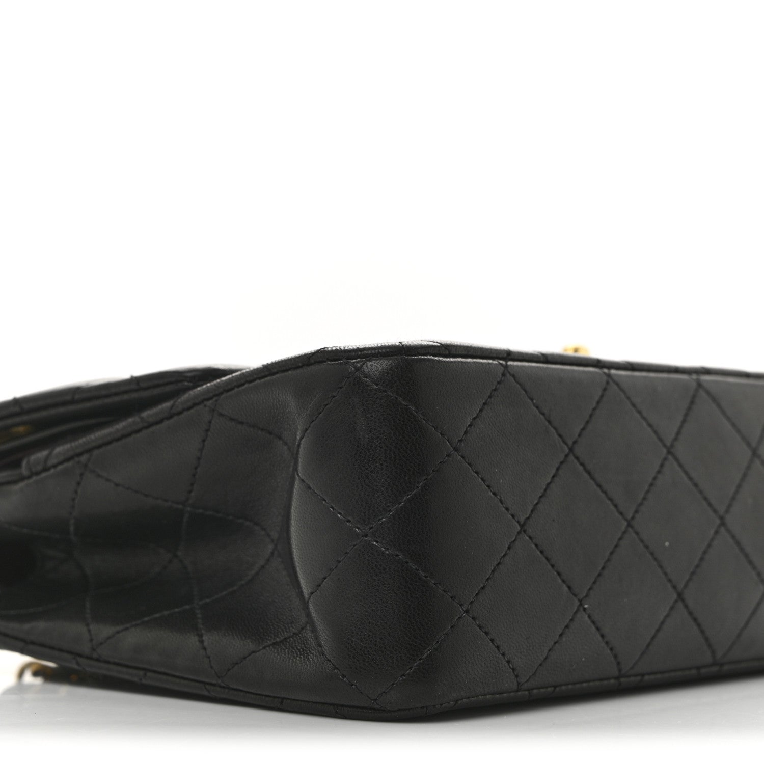 Chanel Lambskin Quilted Medium Double Flap Black 9 of 14