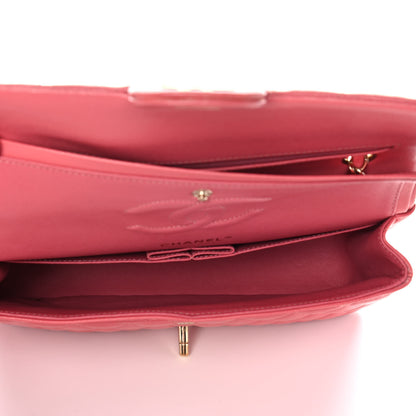Chanel Caviar Quilted Medium Double Flap Pink 4 of 14