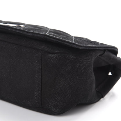 Chanel Iridescent Caviar Large Flap Black 7 of 10
