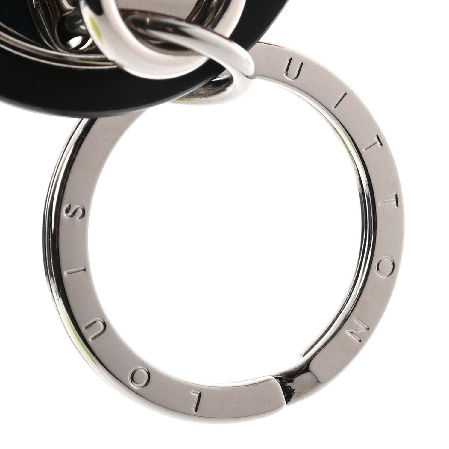 Louis Vuitton LV Circle Bag Charm Key Holder Silver 6 of 7