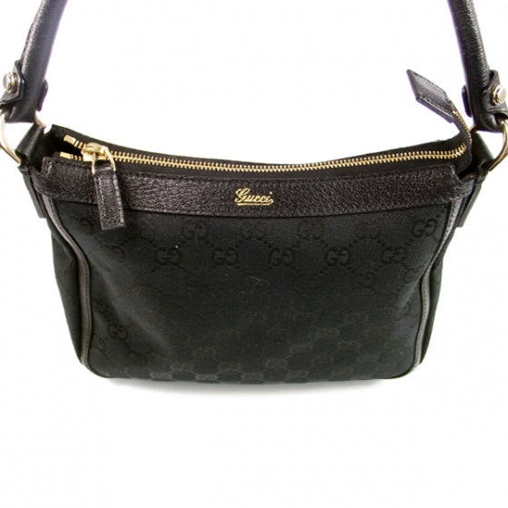 Gucci Small Abbey GG Canvas Hobo Black 6 of 11