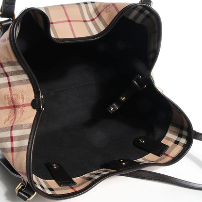 Burberry Haymarket Check Small Canterbury Tote Chocolate 6 of 8