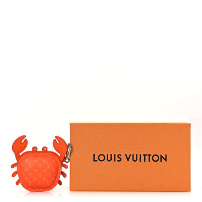 Louis Vuitton Monogram Crab Bag Charm Orange 6 of 6