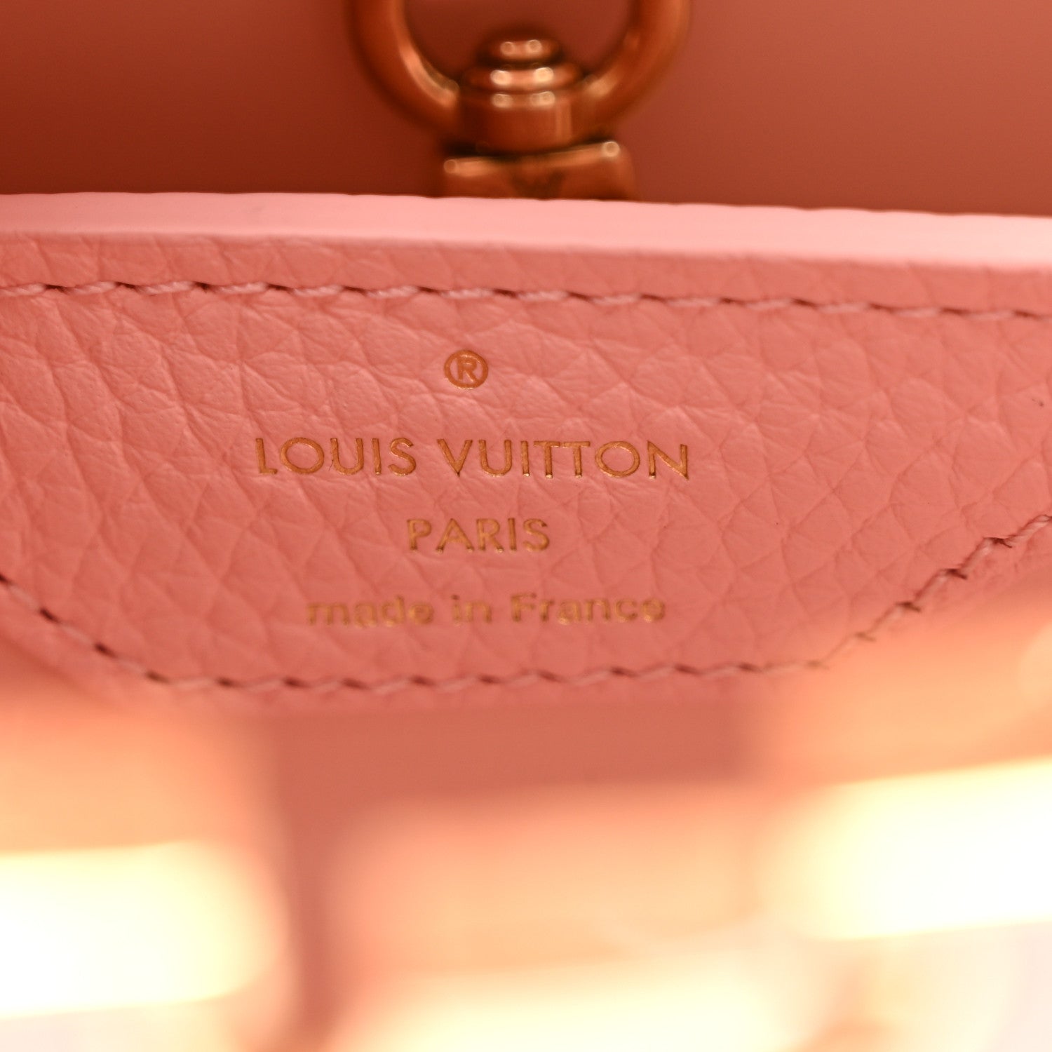 Louis Vuitton Taurillon Capucines BB Rose Jasmin 6 of 9