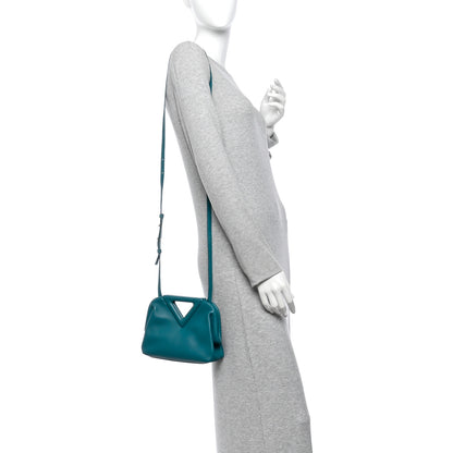 Bottega Veneta Calfskin Small The Point Triangle Bag Mallard 2 of 11