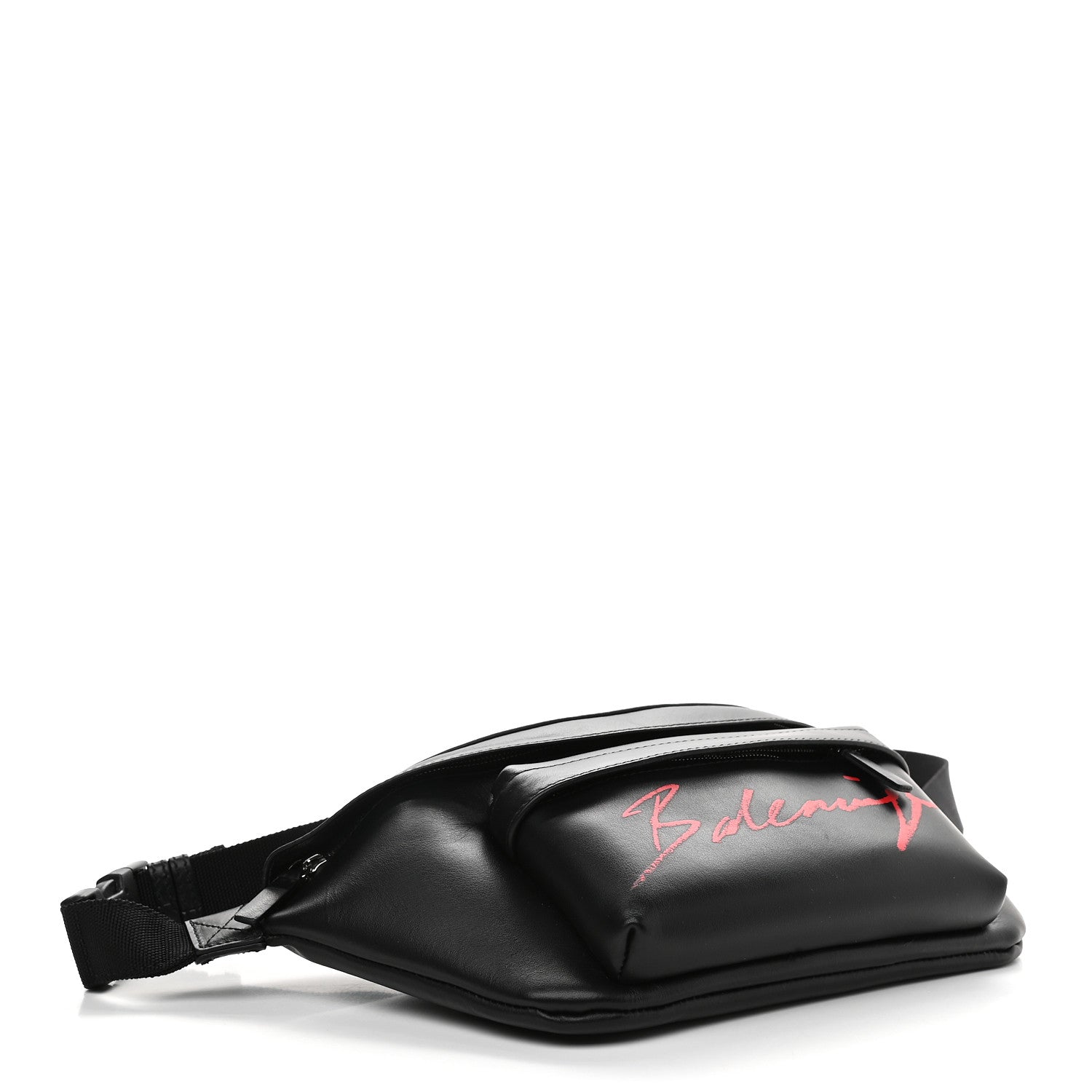 Balenciaga Supple Calfskin Signature Logo Large Everyday Beltpack Black 3 of 10